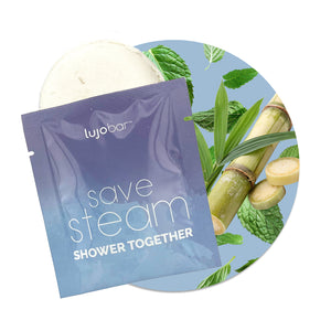 Cane + Mint | lujo bar XOXO Shower Steamer | Phthalates Free, Cruelty Free, Vegan