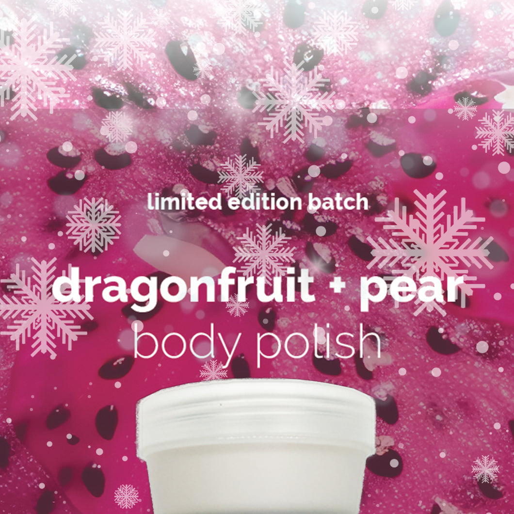 lujo bar Dragonfruit Pear Body Polish | 100% Natural, Phthalates Free, Cruelty Free