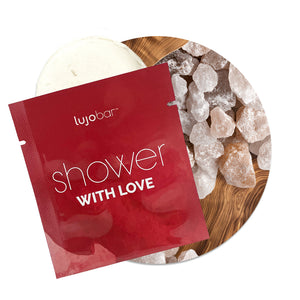 Salt + Cypress | lujo bar XOXO Shower Steamer | Phthalates Free, Cruelty Free, Vegan